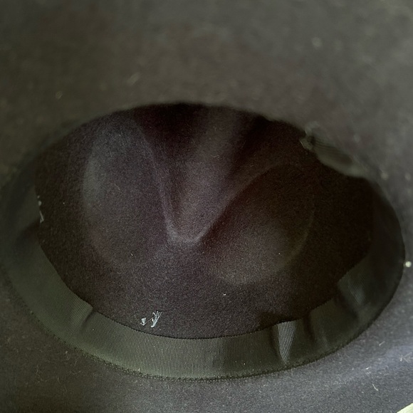 Banana Republic wide soft navy wool felt hat - NEW - Picture 8 of 9